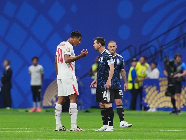 Bellingham e Messi - (Fotogramma)