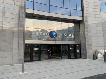 La sede del Seae, il servizio diplomatico dell'Ue, a Bruxelles. - Foto Adnkronos