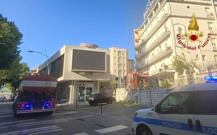 Incendio in hotel a Cattolica
