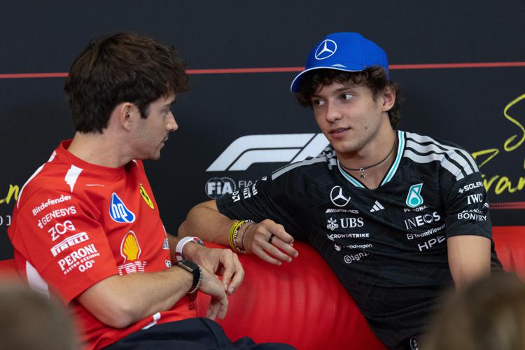 Leclerc e Kimi Antonelli - (Foto Ipa)