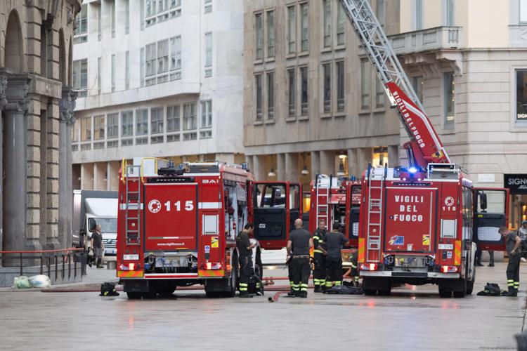 Incendio Milano - fotogramma/ipa
