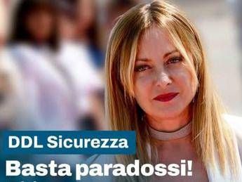 Meloni: "Se commetti un reato non puoi pretendere risarcimento per i danni subiti, non è giusto"