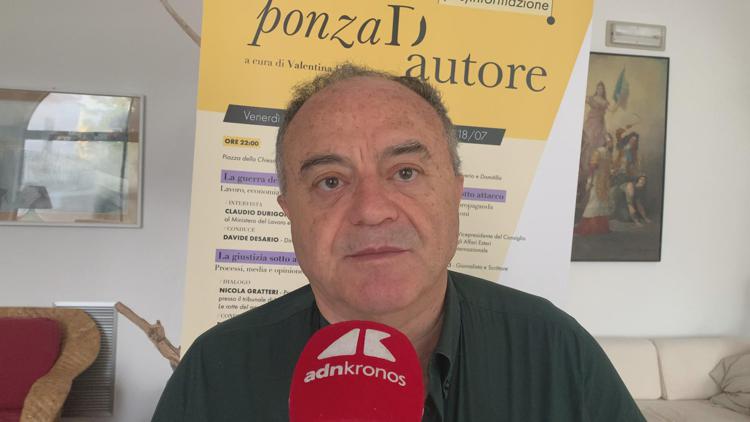 Gratteri a Ponza d'Autore - Adnkronos