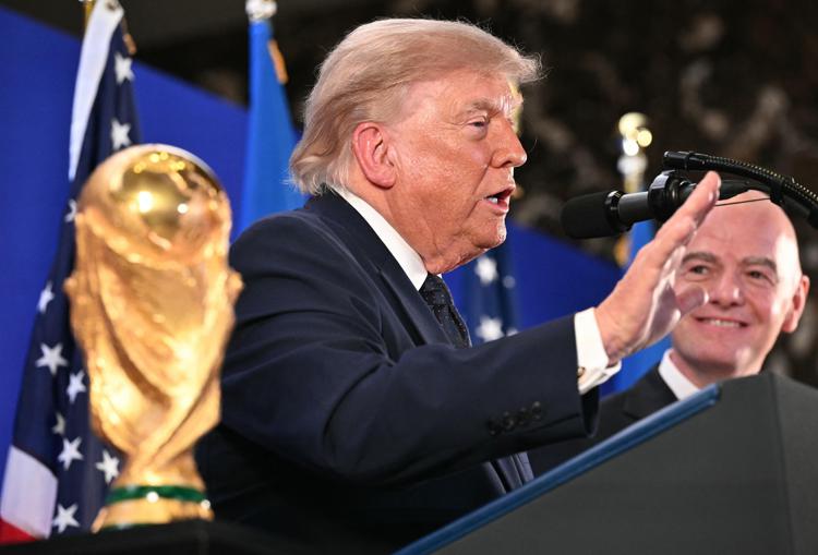 Trump e Infantino - (Afp)