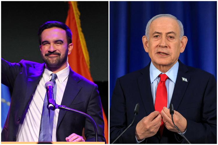 Mamdani e Netanyahu - Afp