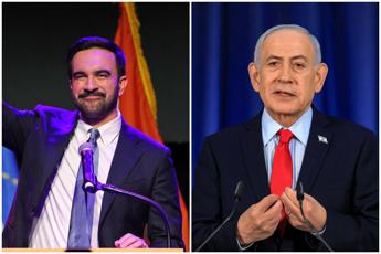 Mamdani e Netanyahu - Afp