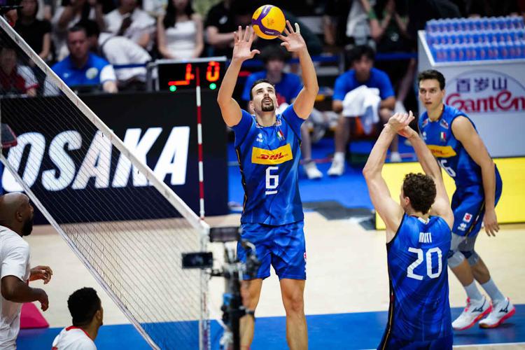 Italia maschile del volley in VNL - Uff stampa Fipav