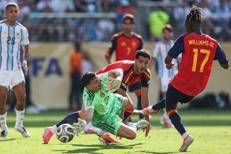 Il gol annullato a Nico Williams - Afp