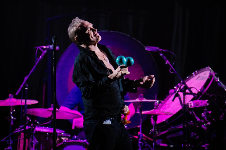 Morrissey sul palco del Lake Sound Park a Cernobbio