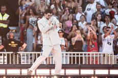 Bad Bunny all'ippodromo Snai La Maura  - Ipa-Fotogramma
