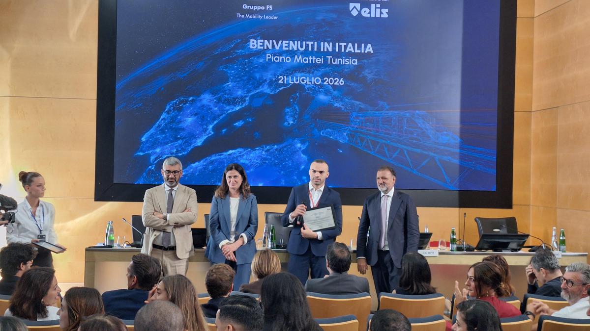 Gruppo Fs, a Roma cerimonia 'Benvenuti in Italia – Piano Mattei Tunisia'