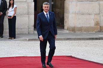 Il premier croato Andrej Plenkovic
 - Fotogramma/Ipa
