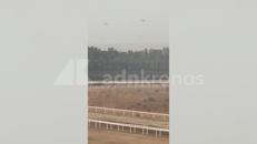 Incendio nel cagliaritano, elicotteri in azione vicino a un ippodromo - Video