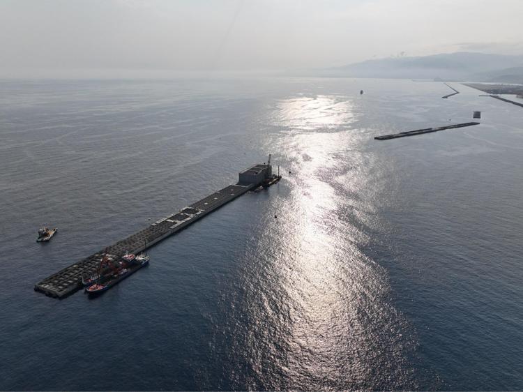 Cassone 27 della Diga Foranea di Genova - (Foto Ufficio stampa)