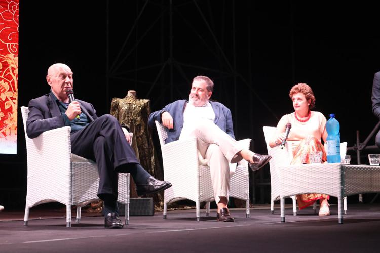 (I giurati Paolo Mieli, Leonardo Colombati, Costanza Geddes da Filicaia - Ufficio stampa del Premio Viareggio)