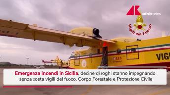 Sicilia, scoppia emergenza incendi - Video