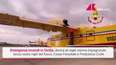 Sicilia, scoppia emergenza incendi - Video