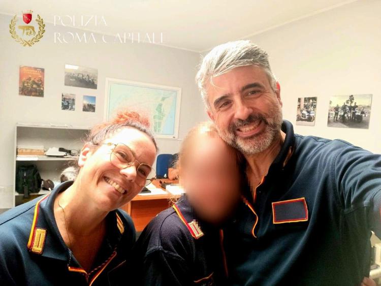 La bimba ritrovata - Polizia Roma Capitale