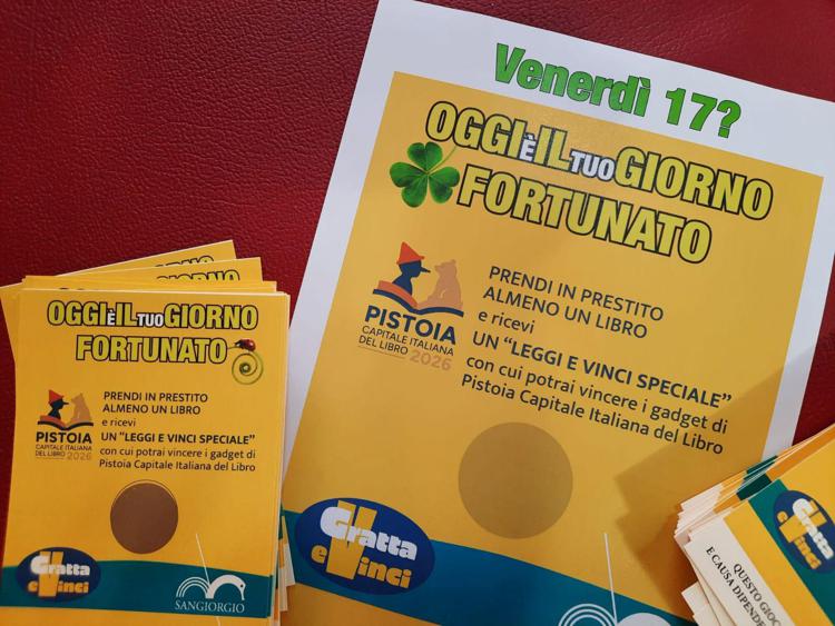 Pistoia, il prestito in biblioteca diventa un “gratta e vinci” per i lettori