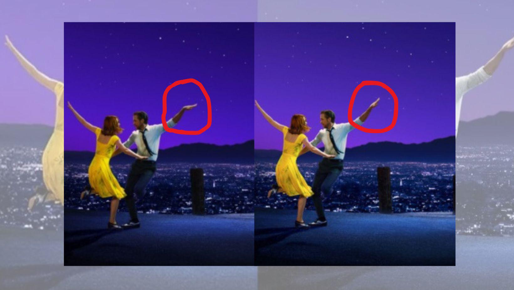 'La La Land', a 10 anni dall'uscita corretta la mano di Ryan Gosling sul poster