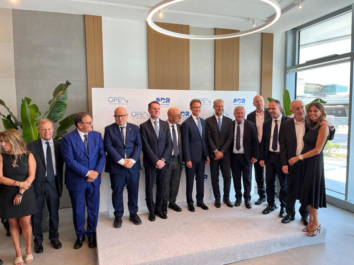 Fiumicino, AdR inaugura nuovo centro direzionale Open