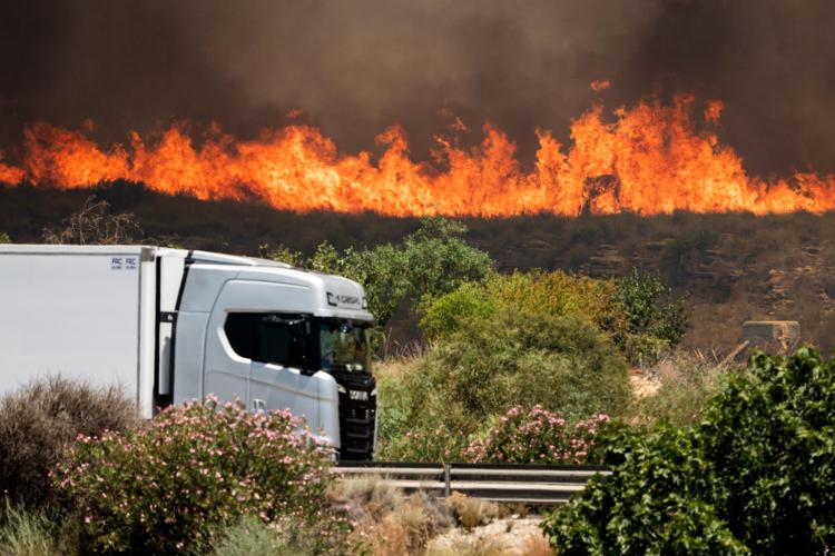 Incendio in Spagna - (Fotogramma)