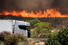 Incendio in Spagna - (Fotogramma)