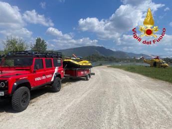 Vigili del Fuoco sul luogo della tragedia - VVFF