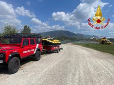 Vigili del Fuoco sul luogo della tragedia - VVFF