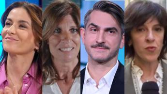 Nella foto, da sinistra, Veronica Briganti, Raffaella Griggi, Francesco Paolo Del Re (foto Ipa) e Chiara Cazzaniga - Ipa/Fermi immagine