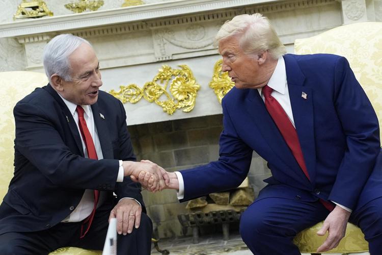 Trump-Netanyahu - Afp