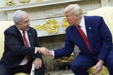 Trump-Netanyahu - Afp