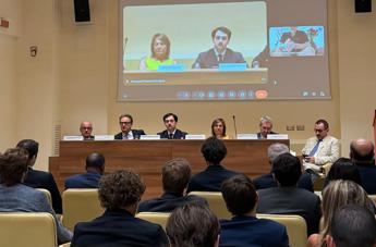 Sala gremita in Senato per il convegno 'L’Italia al Centro'