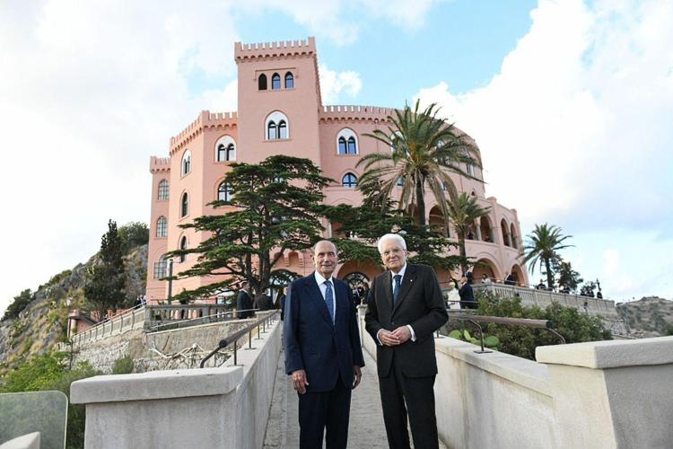 Palermo: Mattarella visita Castel Utveggio