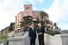Palermo: Mattarella visita Castel Utveggio