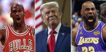 Jordan, Trump e James - (Fotogramma)