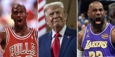 Jordan, Trump e James - (Fotogramma)