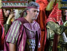 (Kaufmann nel ruolo di Radames - Arena di Verona anno 2022 - Ufficio stampa Fondazione Arena di Verona)