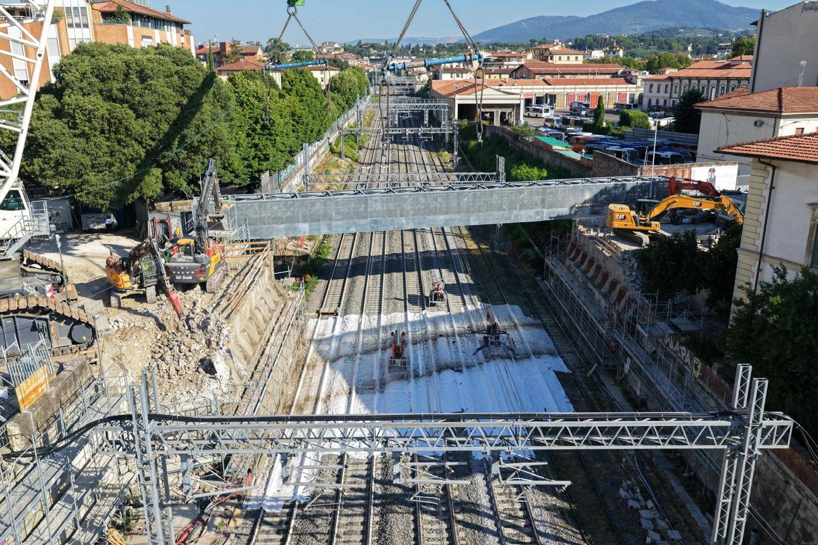 Ponte al Pino çalışmaları nedeniyle bu geceden 30 Temmuz'a kadar Floransa'da yeni tren durağı