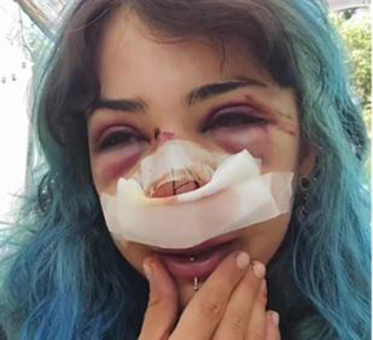 La studentessa - (fermo immagine Instagram)