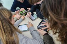 Computer e tablet in aula (Luca Matarazzo, MILANO - 2015-02-23) - FOTOGRAMMA
