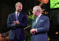 Il principe William e re Carlo - Ipa/Fotogramma