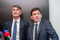 Maldini e Leonardo - Ipa/Fotogramma