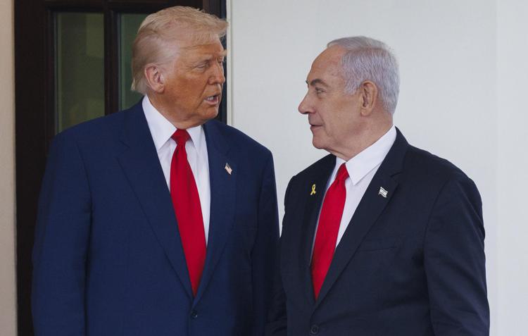 Donald Trump e Benjamin Netanyahu, immagine di repertorio - (Fotogramma/Ipa)