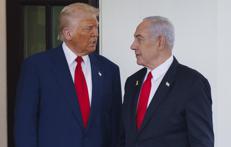 Donald Trump e Benjamin Netanyahu, immagine di repertorio - (Fotogramma/Ipa)