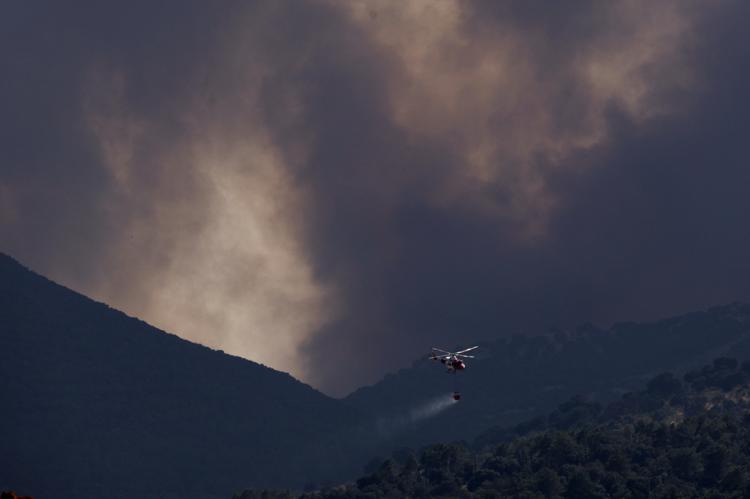 Incendio in Spagna - (Afp)