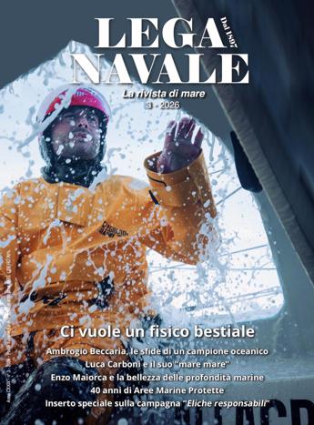 La nuovacopertina della rivista della Lega Navale Italiana - (foto Ufficio stampa)
