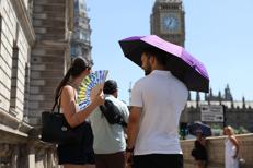 Caldo estremo a Londra - (Fotogramma/Ipa)