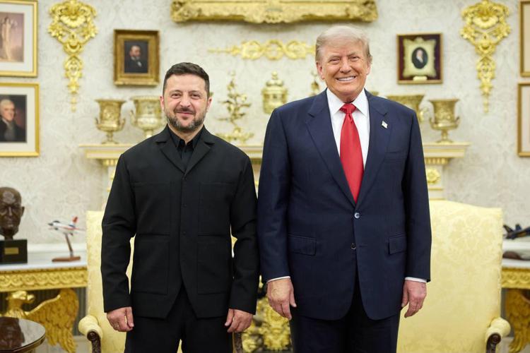 Zelensky e Trump - (foto Telegram Zelensky)