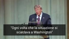 Trump e l'elogio al funerale di Graham: 